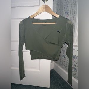 Long sleeve (Sheer sleeves) Puma
